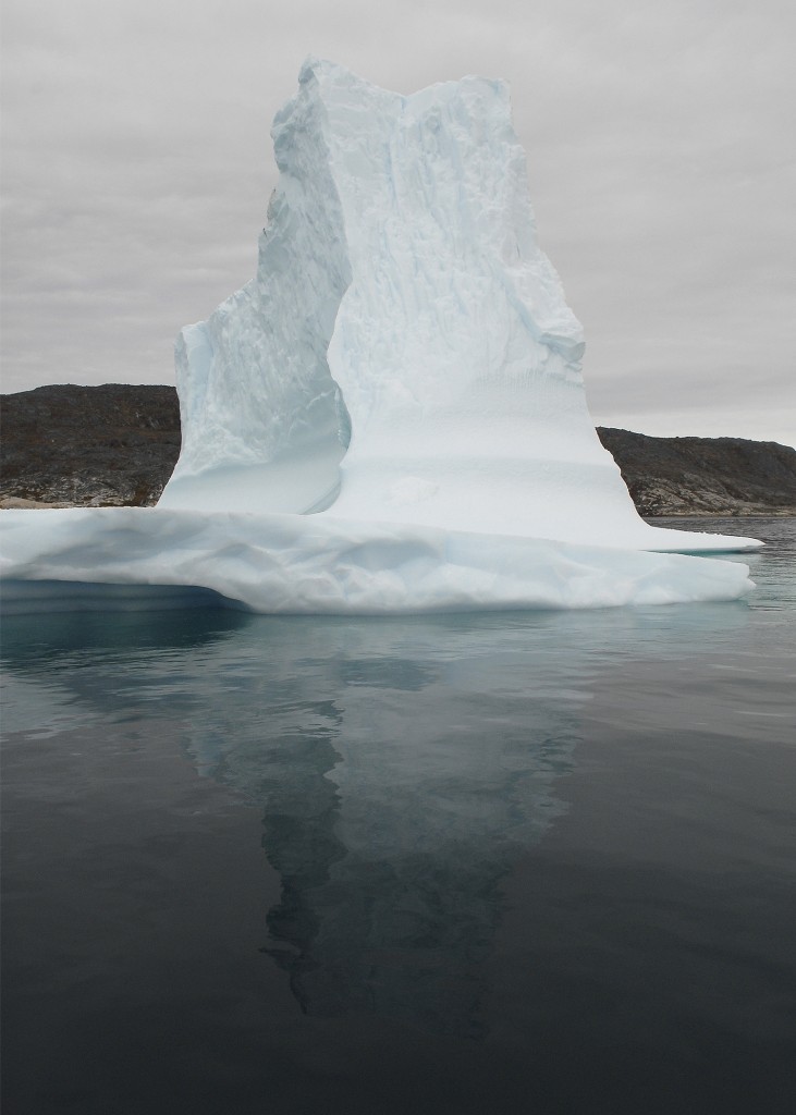 Greenland iceberg with reflection