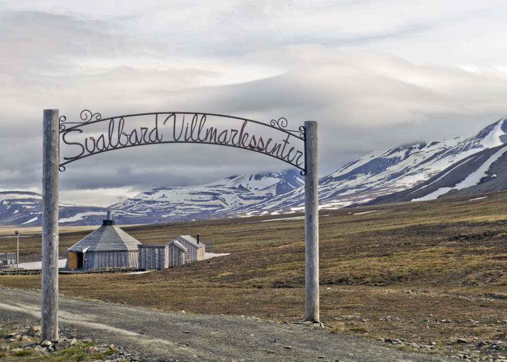 Remote village in Svalbard