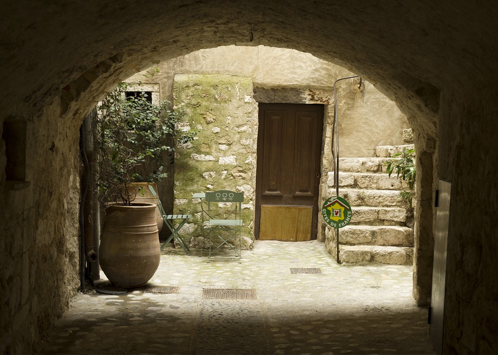 French courtyard