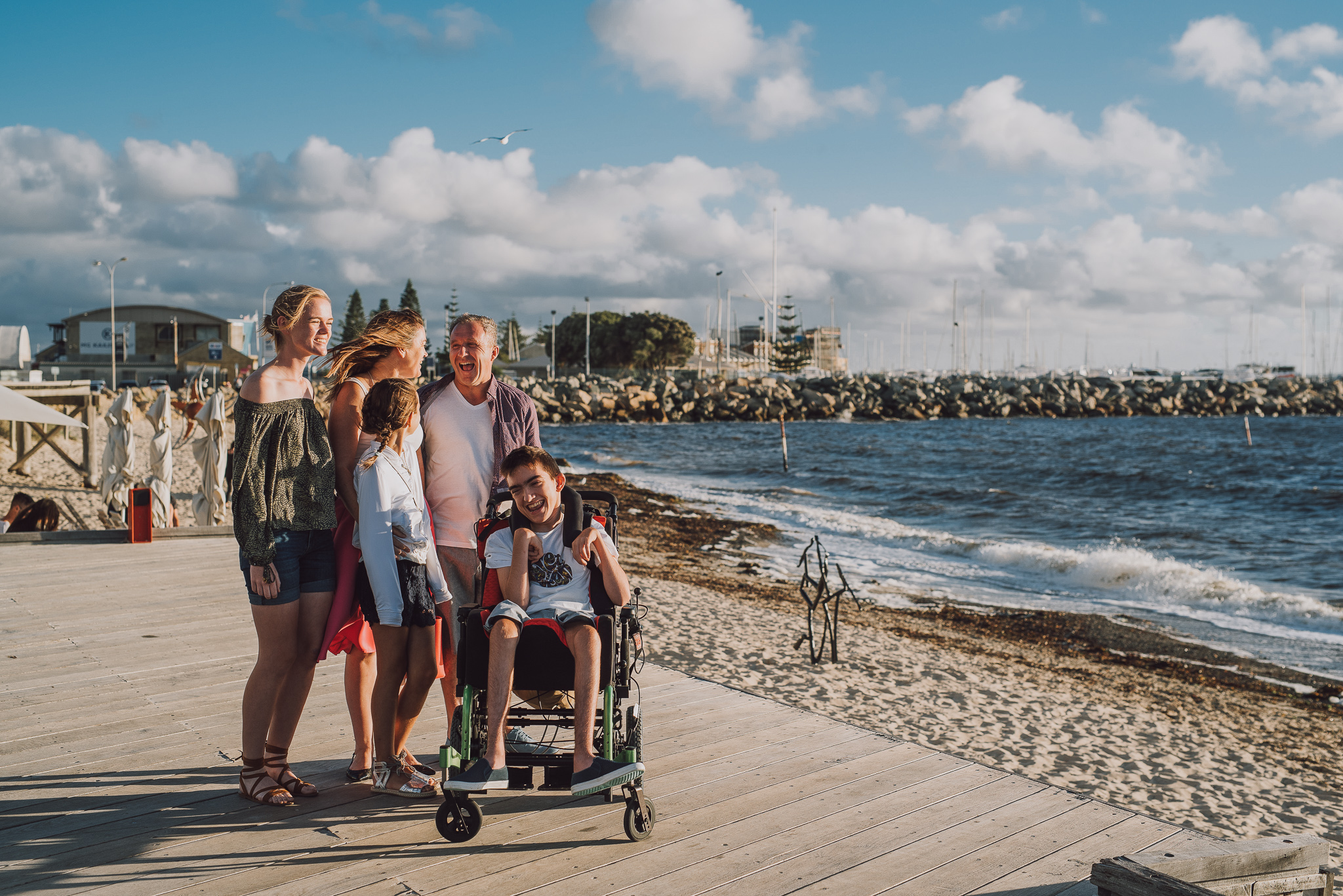 family photo at fremantle