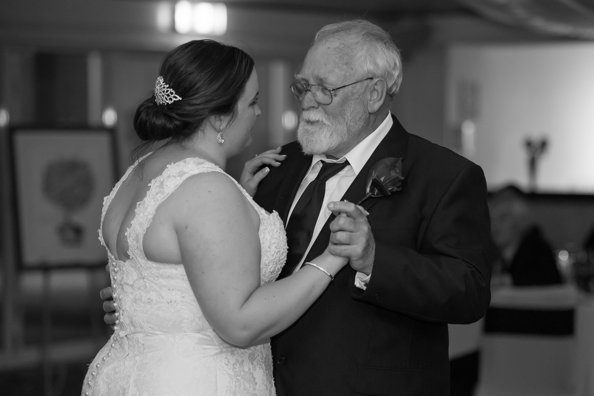 Bride dancing with her father at Joondalup wedding reception