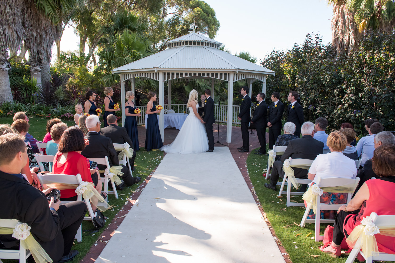 Wedding ceremony at Joondalup resort