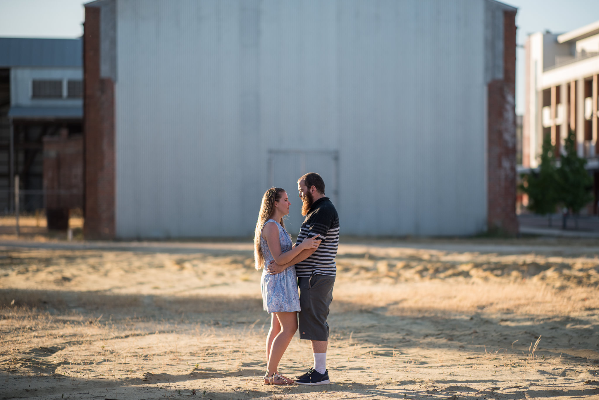 afternoon light cuddles at Midland Railway workshops