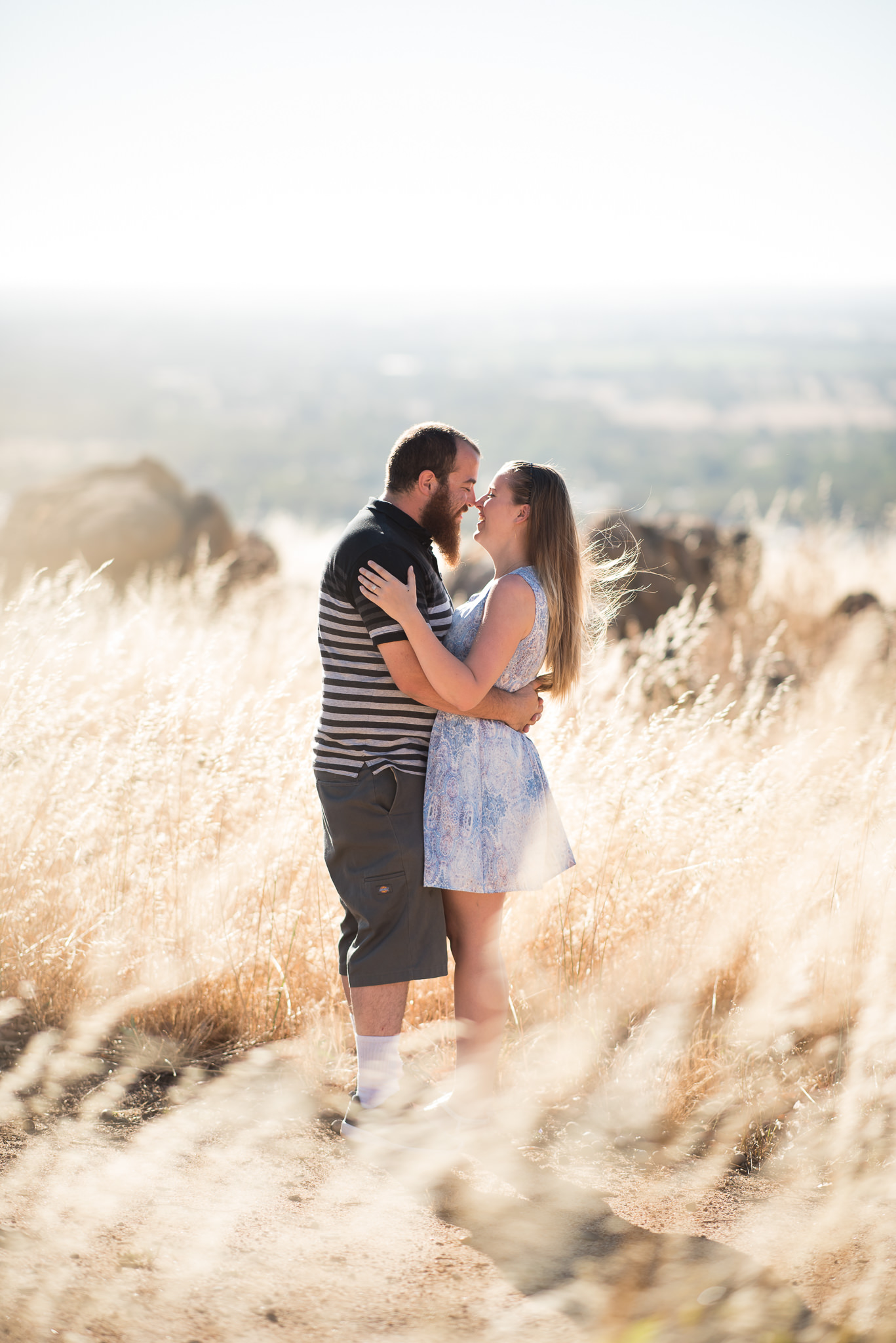 engagement portraits session set in the Perth hills