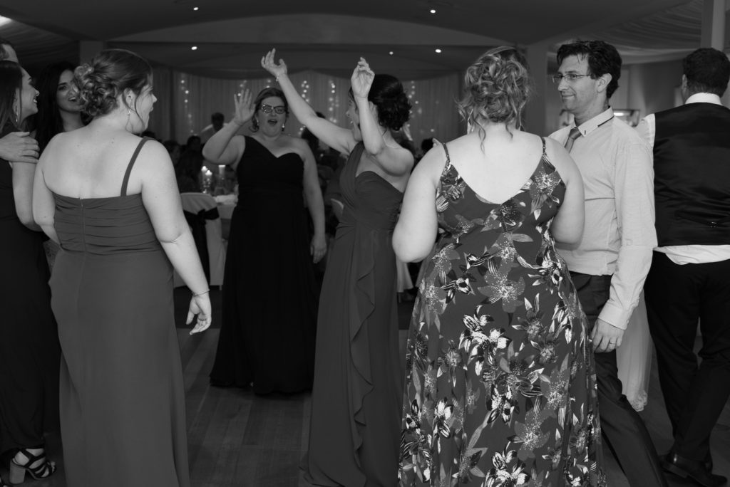 Ladies on the dance floor