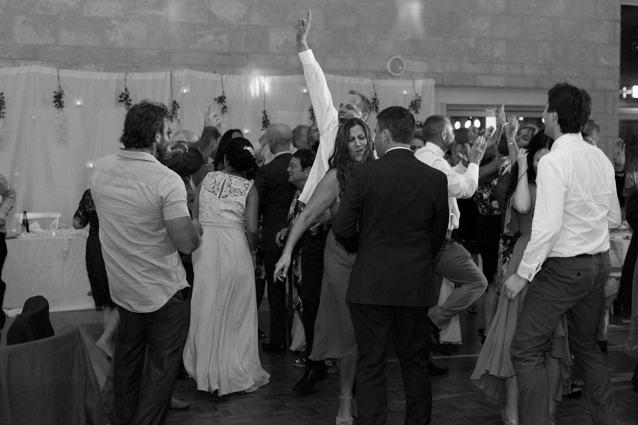 wild dance floor in black and white