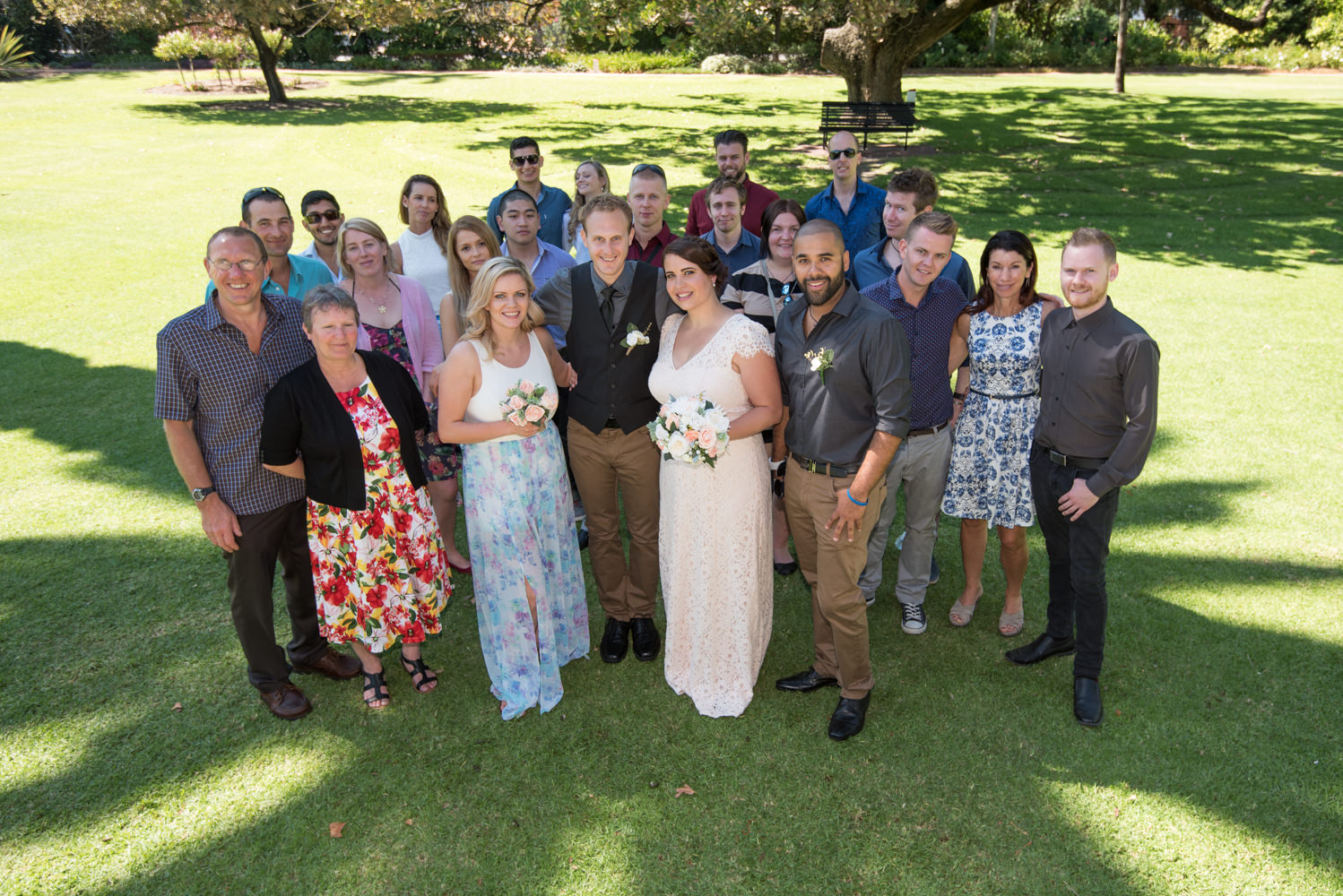 Wedding group shot